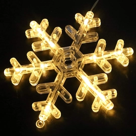 LED elemes ablakdísz hópihe 20cm meleg fehér