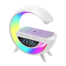 Bluetooth Hangszóró 3 Az 1-Ben Vezeték Nélküli Töltő Hangszóró Bluetooth Hangszóró + Vezeték Nélküli Töltő + RGB Világítós BT-3401