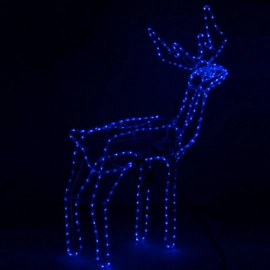 Led Rénszarvas 60cm Karácsonyi Dekoráció Kék