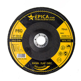 Epica Star lamellás csiszolókorong csiszolótárcsa P80 180mm EP-10466