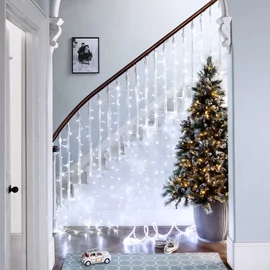 Fényfüggöny 2mx1,5m Hideg Fehér 240 LED