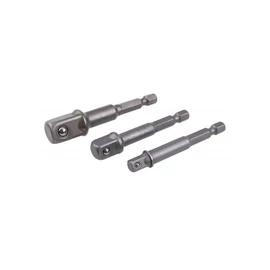 Átalakító adapter hatszögbefogással 3 részes 1/4&quot; 3/8&quot; 1/2&quot;