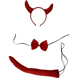 Háromrészes Ördög szett-Halloween, Farsangi jelmezhez