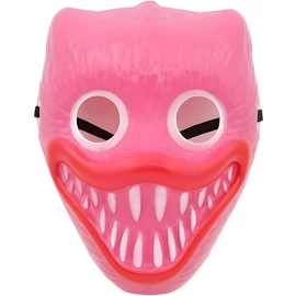 Huggy Wuggy pink maszk-Halloween, Farsangi jelmezhez