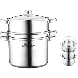 Bachmayer Inox Fazék Tésztafőző Párolóbetéttel 7,5L BM-272