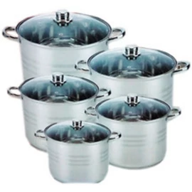 Bachmayer 10 db-os inox fazék készlet BM-2920