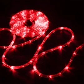LED Fénytömlő Vastag 10m Piros 8 Program