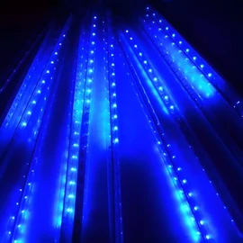 LED Meteor Olvadást imitáló jégcsap 30-50cm Kék