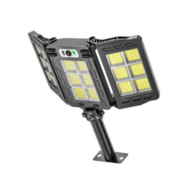 Napelemes LED kültéri mozgásérzékelős fali lámpa távirányítóval és beépített napelemmel W785-6