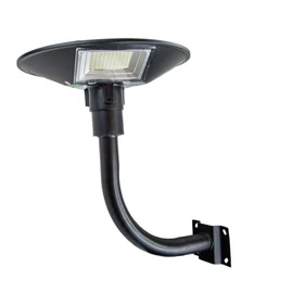 Mozgásérzékelős LED UFO napelemes kültéri szolár lámpa fali tartóval 240LED 150W