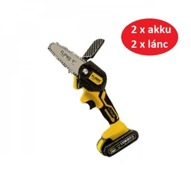 Flinke FK-8032 48V Akkus Mini Láncfűrész 2db Akku - 2db Lánc