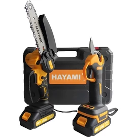 Hayami Akkus Mini Láncfűrész és Metszőolló 48V HA-1004