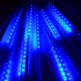 LED Meteor Olvadást imitáló jégcsap 30-50cm Kék
