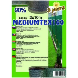Árnyékoló háló MEDIUMTEX160 2x10m ZÖLD 90%