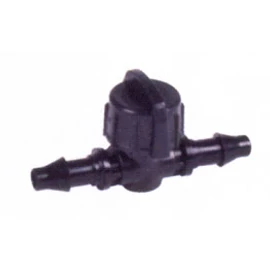 Elzárószelep 6/4mm-es csőhöz tömlővéges csatlakozással