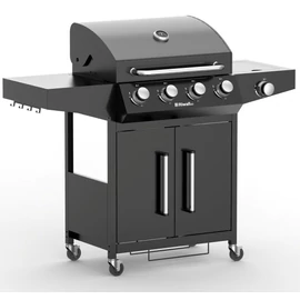 Riwall RGG 41 gázüzemű grillsütő 15 kW, 4+1 gázégővel (XL csomag)