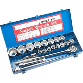 KrafTech 21 Részes 3/4" Meghajtású Ütvecsavarozó Fej Készlet 19-50mm HB-6890