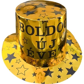 Boldog Új Évet Feliratos Cilinder Arany