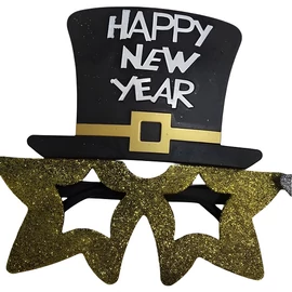 Happy New Year Feliratos Szemüveg Arany