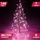 140 LED Pink Toldható Fényfüzér Zöld vezeték