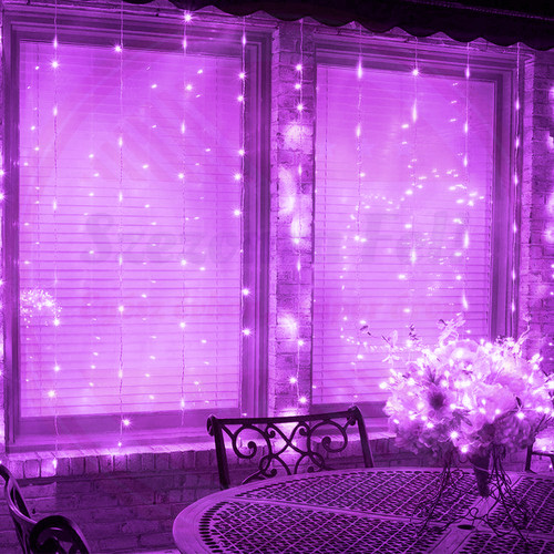 Fényfüggöny 2mx1,5m Lila 240 LED