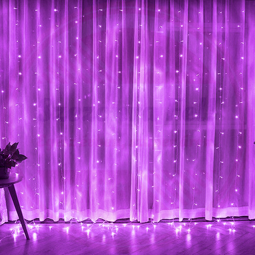 Fényfüggöny 2mx1,5m Lila 240 LED