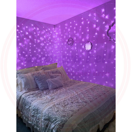 Fényfüggöny 2mx1,5m Lila 240 LED