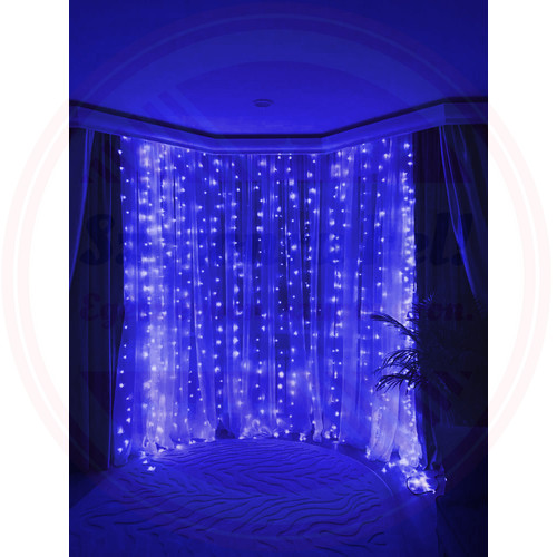 Fényfüggöny 2mx1,5m Kék 240 LED