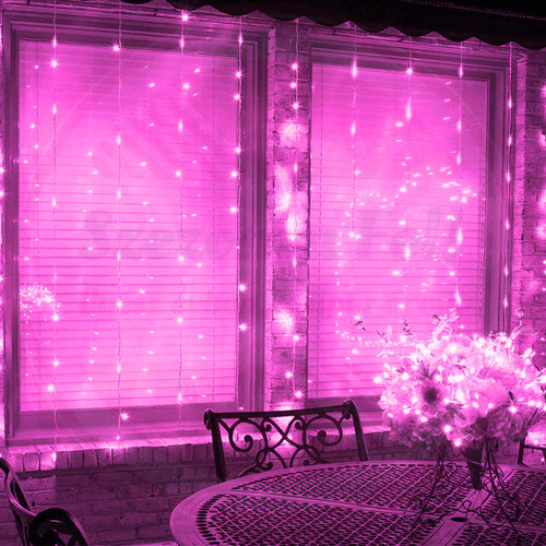 Fényfüggöny 2mx2m Pink 270 LED