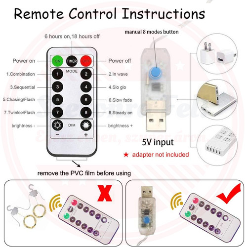Távirányítós LED Fényfüggöny akasztóval 8 fénymód USB Multikolor 3m x 2m Távirányítós LED Fényfüggöny akasztóval 8 fénymód USB Multikolor 3m x 2m
