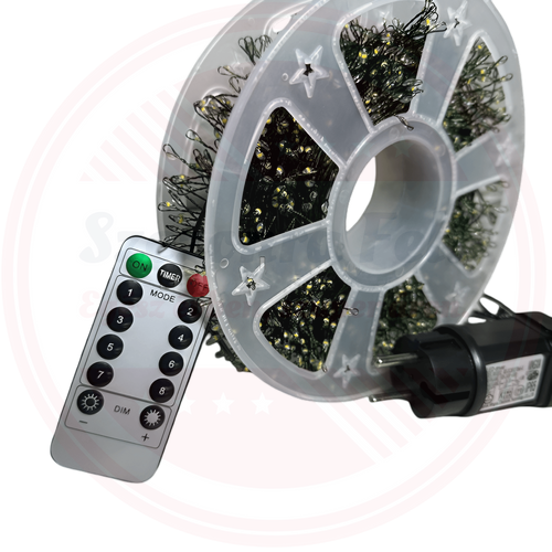 Prémium Csillagfény Micro LED fénysor – 100 m, 3000LED színes, távirányítós kültéri/ beltéri karácsonyi fényfüzér Prémium Csillagfény Micro LED fénysor – 100 m, 3000LED színes, távirányítós kültéri/ beltéri karácsonyi fényfüzér
