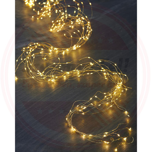 LED elemes fényhuzal 3-10M vízálló Meleg Fehér 2-8 Program