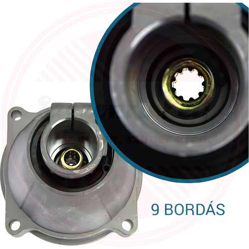 Univerzális kuplung harang fűkaszához 9 bordás 26mm