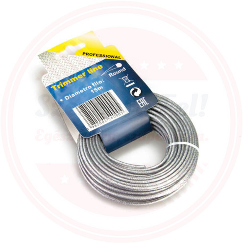 Fémszálas damil fűkaszához 2,7mm x15m