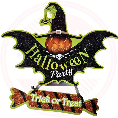 Denevér Tökfej Halloween dekoráció Denevér Tökfej Halloween dekoráció