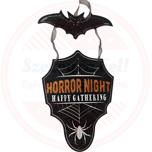Horror Night Denevér Pók Halloween dekoráció