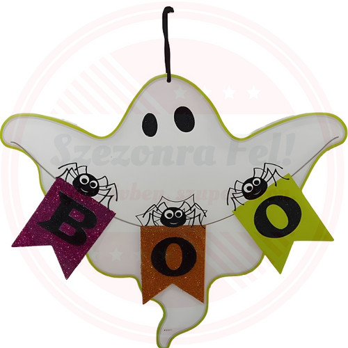 Pókokkal Díszített Szellem Akasztós Halloween dekoráció Pókokkal Díszített Szellem Akasztós Halloween dekoráció