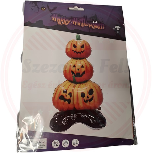 Rémisztő Tök Lufi 109cm Halloween dekoráció Rémisztő Tök Lufi 109cm Halloween dekoráció