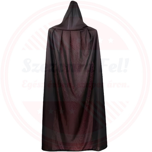 Kapucnis Lepel Jelmez Kiegészítő Fekete-Halloween, Farsangi jelmezhez