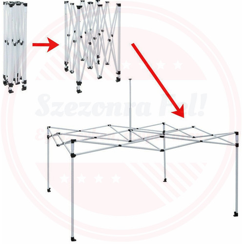 Elite Garden® prémium erősített összecsukható kerti pavilon, sörsátor, 3x2m - kék és zöld színben Elite Garden® prémium erősített összecsukható kerti pavilon, sörsátor, 3x2m - kék és zöld színben