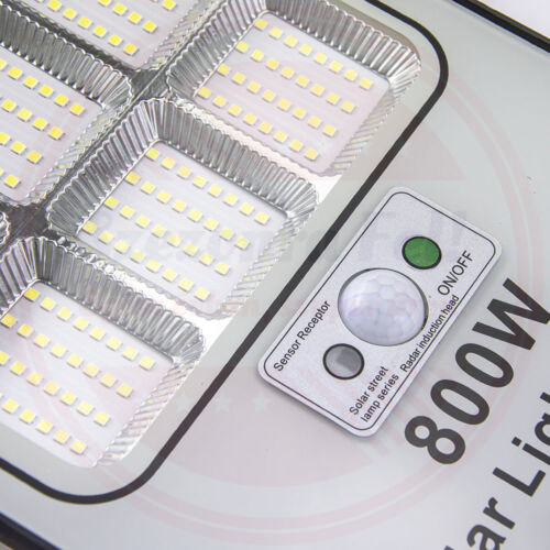 Napelemes szolár kültéri LED lámpa beépített szolár panellel távirányítóval 512LED 800W Napelemes szolár kültéri LED lámpa beépített szolár panellel távirányítóval 512LED 800W