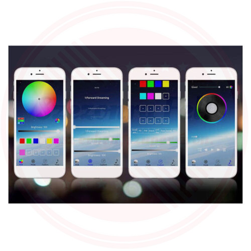 Bluetooth kültéri okos LED égősor színes 9m F12C Bluetooth kültéri okos LED égősor színes 9m F12C