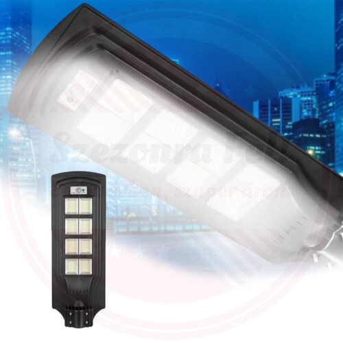 Napelemes mozgásérzékelős utcai LED lámpa távirányítóval 800W 432db LED Napelemes mozgásérzékelős utcai LED lámpa távirányítóval 800W 432db LED