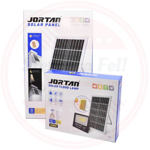 Jortan napelemes LED lámpa távirányítóval 400W JT-BS400W-TYTZ Jortan napelemes LED lámpa távirányítóval 400W JT-BS400W-TYTZ