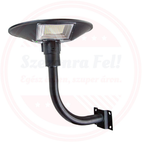 Mozgásérzékelős LED UFO napelemes kültéri szolár lámpa fali tartóval 240LED 150W