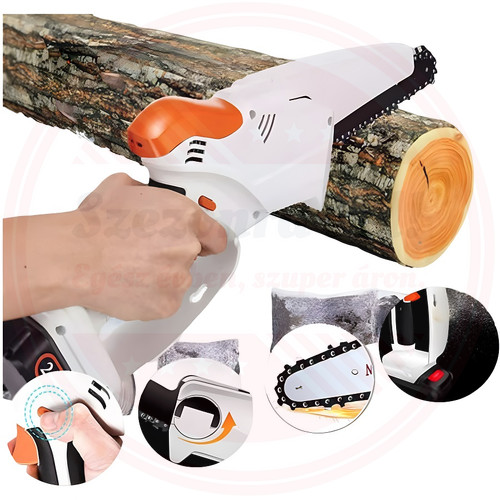 Kraftech iPro Mini Láncfűrész 2db 48V akkuval 3db 6" lánccal KT/BCHS-48iPro