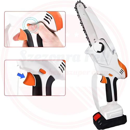 Kraftech iPro Mini Láncfűrész 2db 48V akkuval 3db 6" lánccal KT/BCHS-48iPro