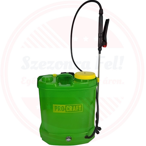 Procraft elektromos akkumulátoros háti permetezőgép 12 literes Procraft elektromos akkumulátoros háti permetezőgép 12 literes