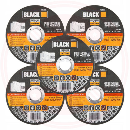 Black Sarokcsiszoló 125mm 950W 42550 Black Sarokcsiszoló 125mm 950W 42550