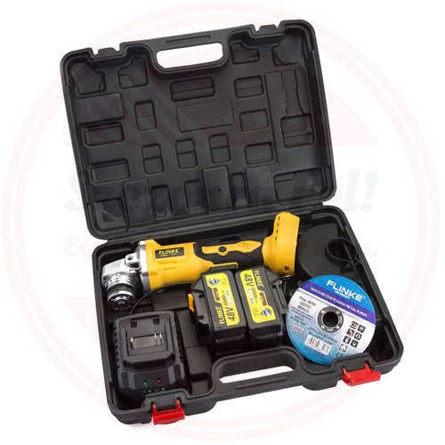 Flinke Akkus Sarokcsiszoló Flex 125mm 48V 2db Akkuval FK-8027 Flinke Akkus Sarokcsiszoló Flex 125mm 48V 2db Akkuval FK-8027